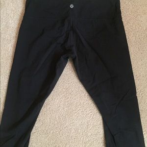Lululemon wunder under crop pants